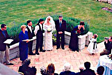 Wedding Service in Courtyard