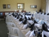 Inside wedding setting